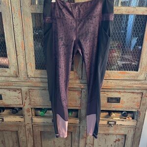 lululemon athletica Purple and Black Ankle Pants